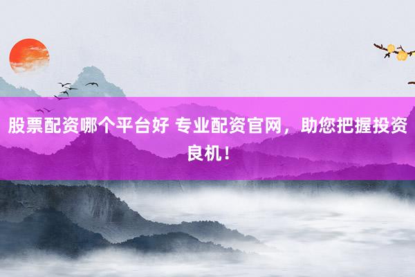股票配资哪个平台好 专业配资官网，助您把握投资良机！